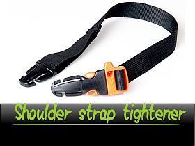 Shoulder strap tightener